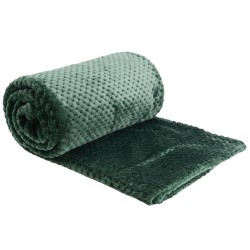 plaid damier 130x170 forêt 