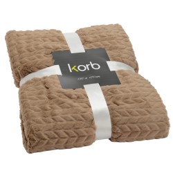 plaid chevron 130x170 taupe 