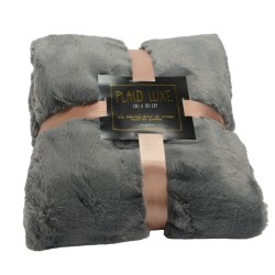 plaid luxe 130x170 anthracite 
