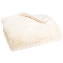 plaid luxe 130x170 crème 