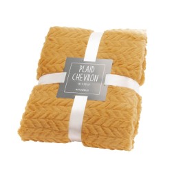 Plaid Chevron camel 130 cm...