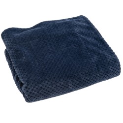 Plaid Damier bleu 130x170