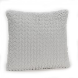 Coussin Chevron gris clair...
