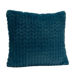 coussin bleu nuit chevron...