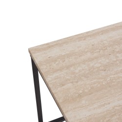 Table décoration travertin rectangle 