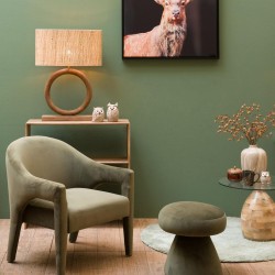 Tabouret Champignon vert 