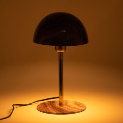 Lampe Basile marron marbré 36 cm