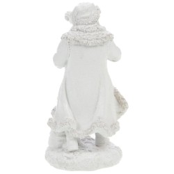 Père Noël Ours blanc 20 cm 