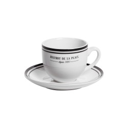 Tasse avec soucoupe Bistrot 22 cl (lot de 6)