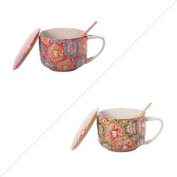 Bol à soupe avec cuillère Zephyr 55 cl (lot de 2)