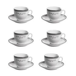 Tasse avec soucoupe Bistrot...