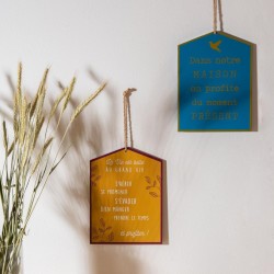 Plaque moment présent  