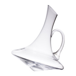 Carafe oblique anse optique