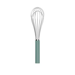 Fouet acier vert Emma 27 cm
