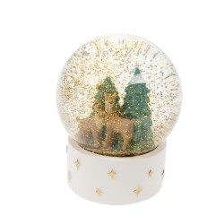 Boule à neige Biche enchanté
