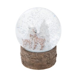 Boule à neige Biche refuge