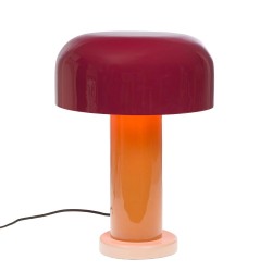 Lampe Janice orange en métal