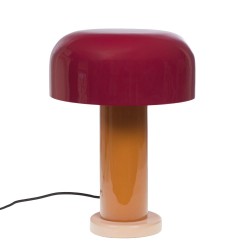 Lampe Janice orange en métal