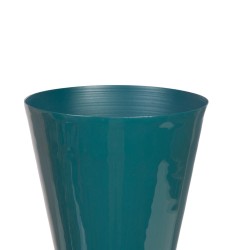 Vase Gatsby émeraude en métal 66 cm