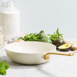 Wok crème Evolution 28 cm