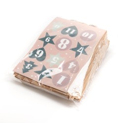 Calendrier de l'avent pochettes 