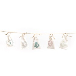 Calendrier de l'avent tissu