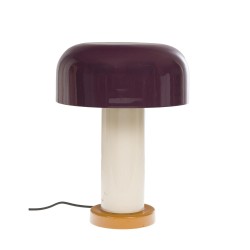 Lampe Janice violette en fer 