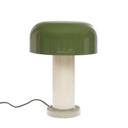 Lampe Janice verte en fer