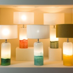 Lampe Malaga abat jour bouclette
