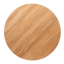Table Jar en chêne et en métal 120 cm 