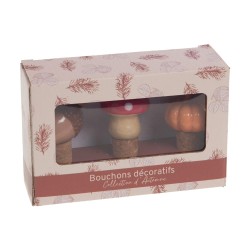 Coffret de 3 bouchons forêt