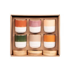 Coffret de 6 tasses Hawa 6 cm