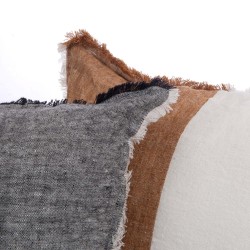 Coussin Carreaux en lin 50x50 cm  (lot de 2)