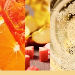 Grande bougie Spritz au bord des pistes