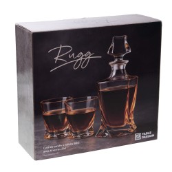 Coffret carafe avec 6 verres Rugg