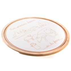Plat à fromage rond Diane