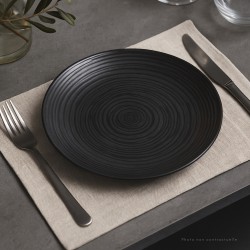 Service d'assiettes 18 pièces Black Sand