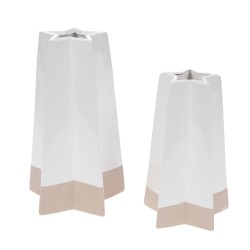 Vase Etoile bi-matière grand modèle 