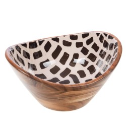 Saladier Isis marron 21 cm