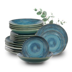 Service d'assiettes 18 pièces Madère