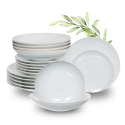Service d'assiettes 18 pièces Olympe