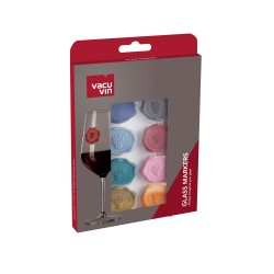Lot de 8 marques verres Grappes