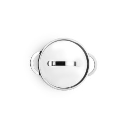 Plat rond avec couvercle triply 16 cm