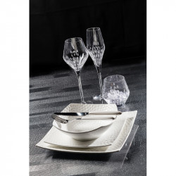 Flûte à Champagne Silhouette 22 cl en cristallin taillé (lot de 6)