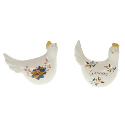 2 poules Paula  (lot de 2)