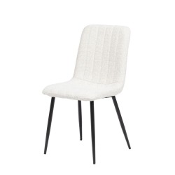 Chaises Curt crème (lot de 4)