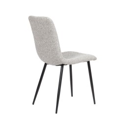 Chaises Curt grises (lot de 4)