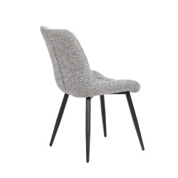 Chaises Cristo grises claires (lot de 4)