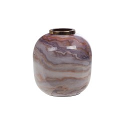 Vase Minéral gris 29 cm