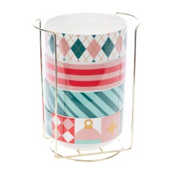 Coffret 4 bols Santa